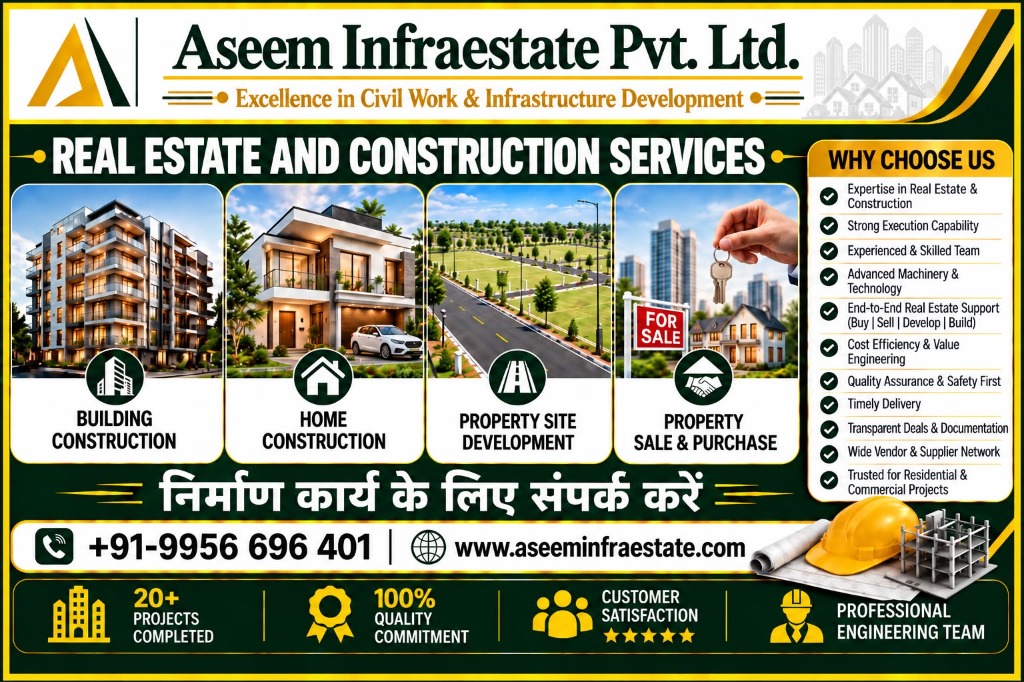 Aseem Infraestate Services Poster